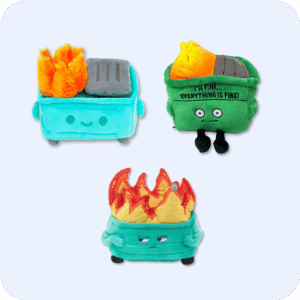 Dumpster Fire Plush Bundle