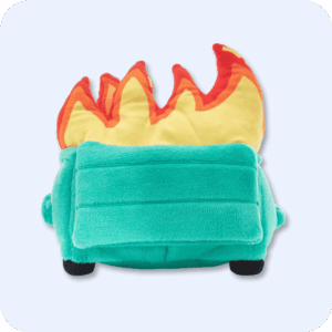 Dumpster Fire Plush Style B