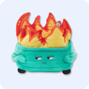 Dumpster Fire Plush Style B