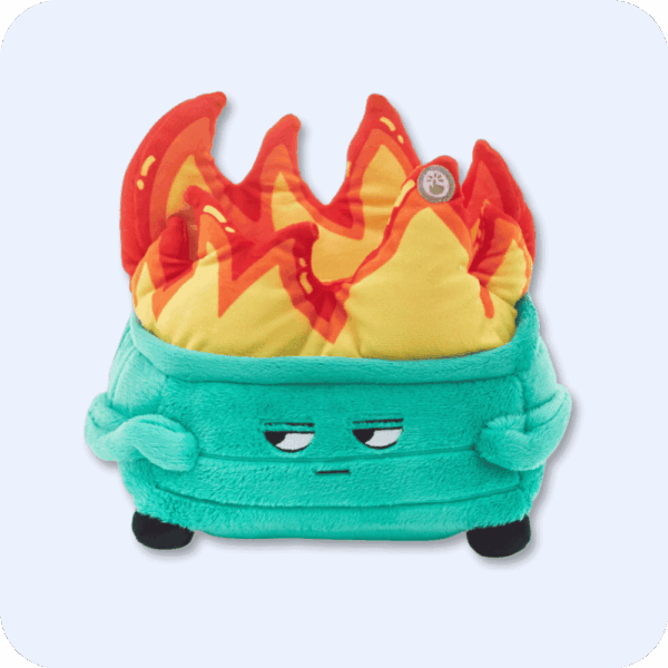 Dumpster Fire Plush Style B
