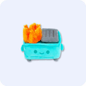 Dumpster Fire Plush